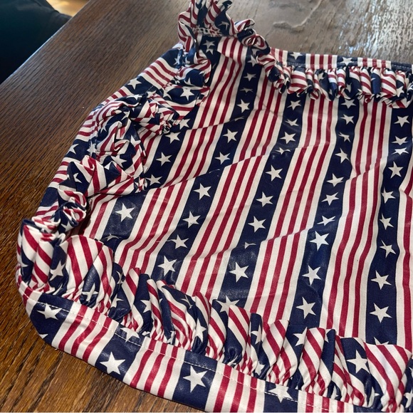 Longaberger USA Stars Stripes 4th July Independence Day Liner America Pre owned - Picture 2 of 4